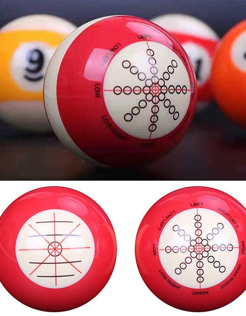 Load image into Gallery viewer, Red Training Cue Ball for Pool Games
