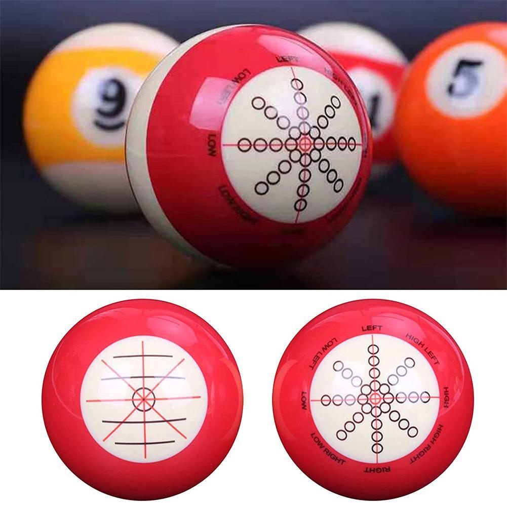 Red Training Cue Ball for Pool Games
