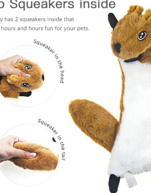 Load image into Gallery viewer, Dog Squeaky Toys 5 Pack, Pet Toys Crinkle Dog Toy No Stuffing Animals Dog Plush Chew for Large Dogs and Medium Dogs Squeeky

