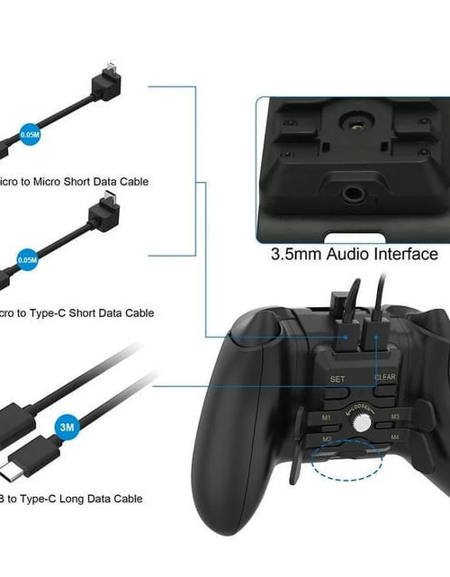 Load image into Gallery viewer, Paddles for Xbox, Xbox Controller Paddles, Controller Back Button Attachment Fit for Xbox Series X/ S, Xbox One, Xbox One S/ X Controller, Black
