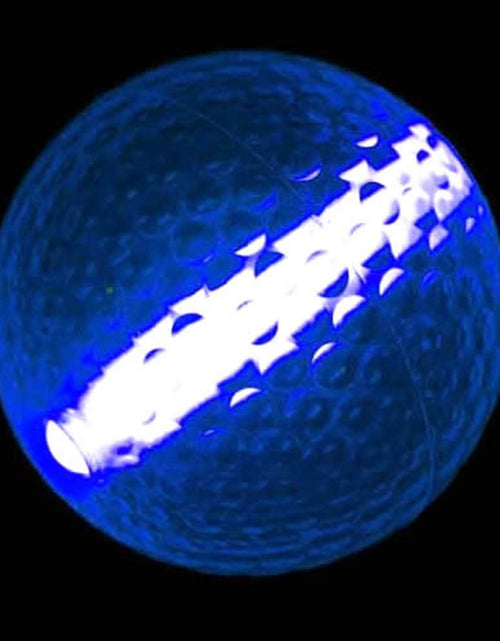 Load image into Gallery viewer, Night Golf Balls - 20 Reusable Glow in the Dark Plastic Golf Balls with Blue Glow Inserts
