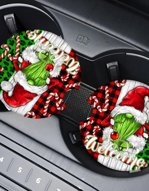 Load image into Gallery viewer, Vehicle Accessories- Christmas Car Coasters
