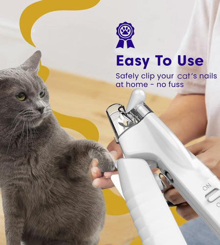 Pet Supplies Cat and Dog Nail Clippers Nail Polishers LED Lights Scissors Cleaning Supplies