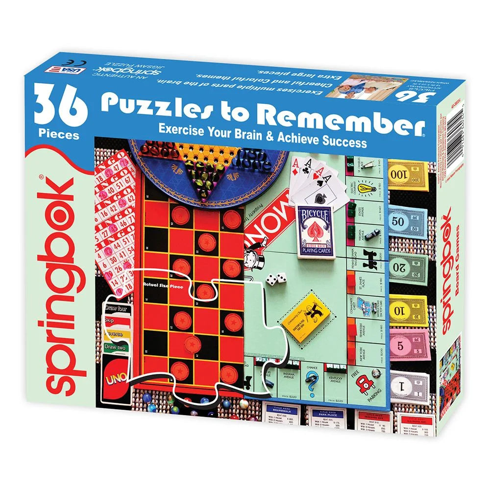 Board Games 36 Piece Jigsaw Puzzle