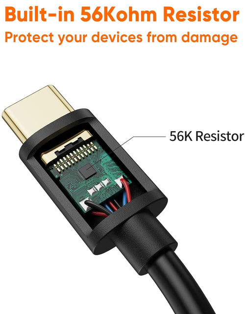 Load image into Gallery viewer, USB C to USB Cable Short  USB C to USB a Short 6 Inch USB C Cable Fast Charging 3A USB a to USB C Short 480Mbps Data for Power Bank Stylus Pen S21 S20 Pixel Gopro Hero 0.15M Black
