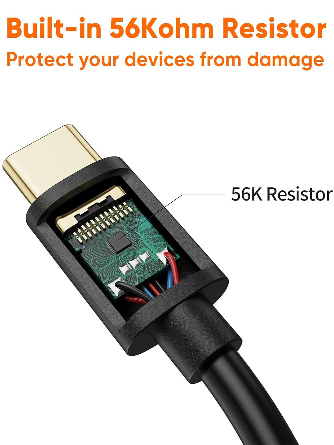 USB C to USB Cable Short  USB C to USB a Short 6 Inch USB C Cable Fast Charging 3A USB a to USB C Short 480Mbps Data for Power Bank Stylus Pen S21 S20 Pixel Gopro Hero 0.15M Black