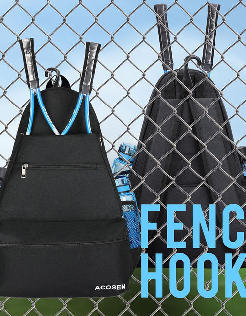 Load image into Gallery viewer, Tennis Bag Tennis Backpack - Large Tennis Bags for Women and Men to Hold Tennis Racket,Pickleball Paddles, Badminton Racquet, Squash Racquet,Balls and Other Accessories
