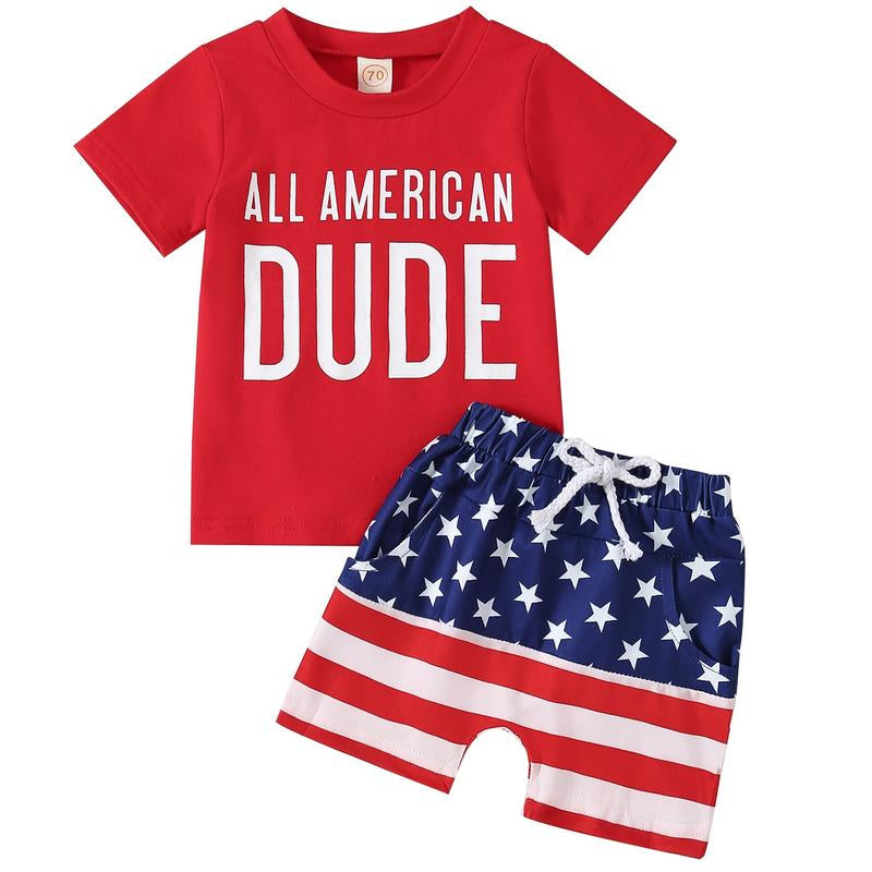Baby Boy 4Th of July Independence Day Toddler Shorts Outfit Red Pants Clothing Sets Clothing Baby Boy Clothes Products #Springtok
