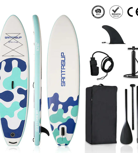 Inflatable SUP Paddle Board for Beginners (Surfing)