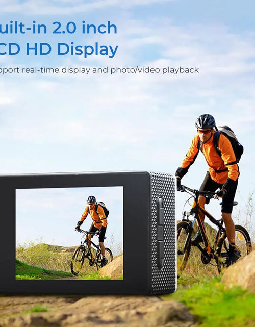 Load image into Gallery viewer, Mini Action Camera 2 Inch Display Underwater Waterproof Video Recording Camera Sports Camera
