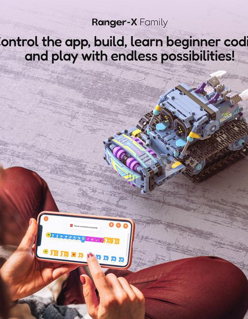 Load image into Gallery viewer, Sillbird Robot Building Kit with Remote Control Christmas STEM Gifts for Kids Boys Ages 8-12, Coding Robotic Projects Creative Toys for Birthday - Build 5In1 Model with 433 Pieces
