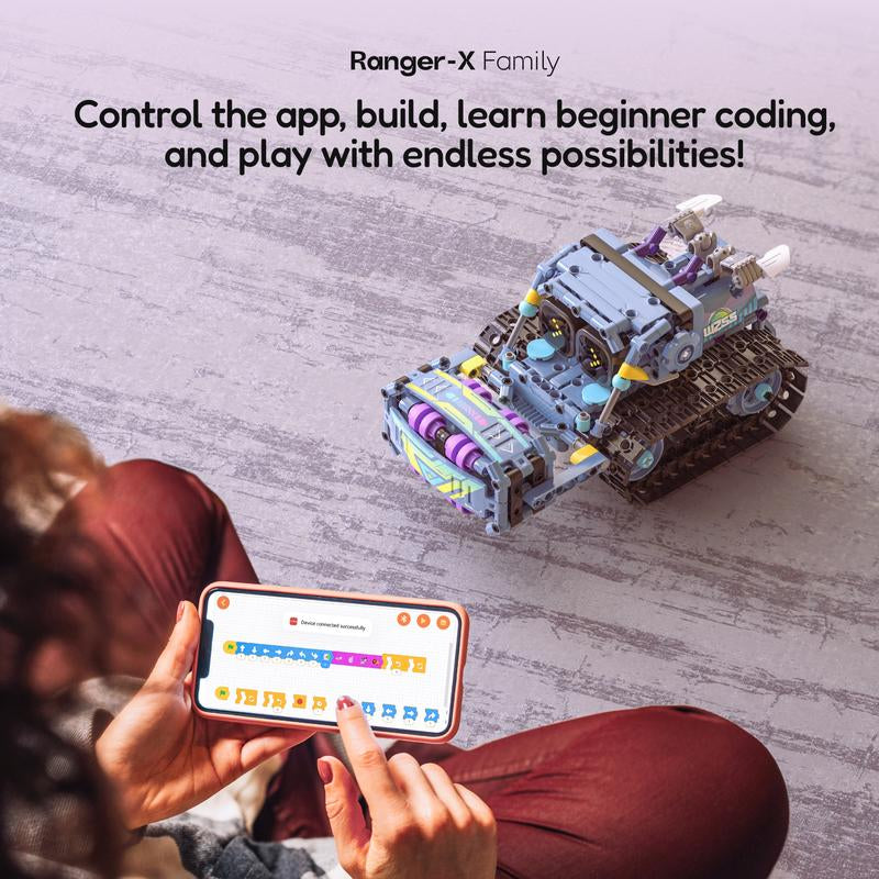 Sillbird Robot Building Kit with Remote Control Christmas STEM Gifts for Kids Boys Ages 8-12, Coding Robotic Projects Creative Toys for Birthday - Build 5In1 Model with 433 Pieces