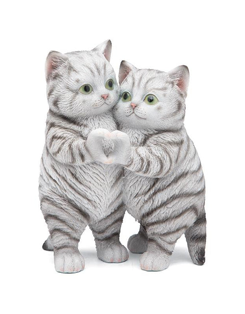 Load image into Gallery viewer, 1PC Cute Hand Heart Gesture Cats Resin Statue - Home Office Desk Decor Statue, Creative Figurine Gift for Cat Lovers, Bookshelf Decoration, Perfect Gift for Valentine&#39;S Day, Mother&#39;S Day,Thanksgiving, Christmas
