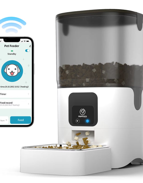 Load image into Gallery viewer, Smart Automatic Cat Feeders Wifi Pet Feeder with APP Control for Remote Feeding Detachable for Easy Clean Cat Food
