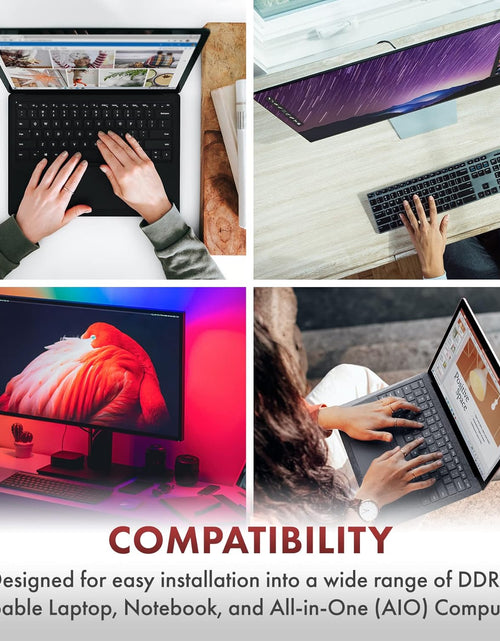 Load image into Gallery viewer, 16GB (2X8Gb) DDR3/DDR3L 1333Mhz PC3L-10600 (PC3-10600) CL9 SODIMM 2Rx8 1.35V 204-Pin Non-Ecc SO-DIMM Laptop, Notebook RAM Memory Modules
