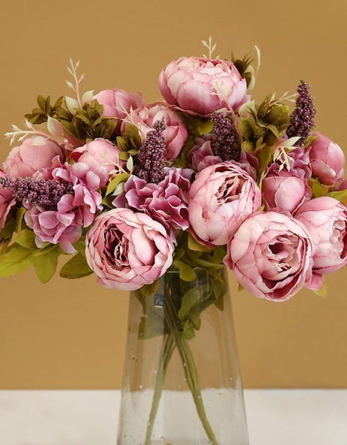 Load image into Gallery viewer, High-Quality Artificial Peony Hydrangea Bouquet Set - Ins Style Wedding, Party &amp; Home Decor, Table Centerpiece for Living/Dining Room, Christmas/Halloween Decor, Mother&#39;S Day Gift - Premium Fake Flowers, Artificial Flower Plant
