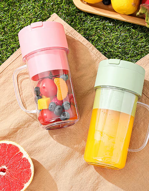 Load image into Gallery viewer, Portable Electric Juicer Juice Cup Outdoor Camping Juicer Home Kitchen Appliances Fruit Blender

