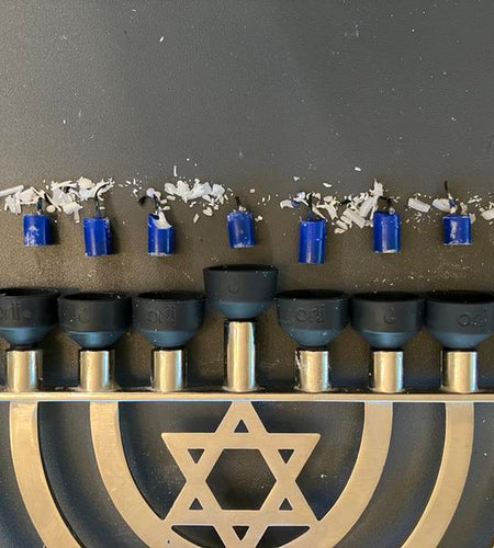 Orli Silicone Candle Cups for Chanukah Menorahs, Judaica by the Candleware Collective, #Hanukkah Candlestick Holder #Jewishtiktok Shabbat Candles