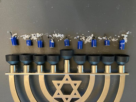 Orli Silicone Candle Cups for Chanukah Menorahs, Judaica by the Candleware Collective, #Hanukkah Candlestick Holder #Jewishtiktok Shabbat Candles