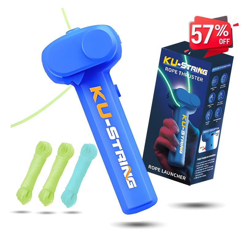 Children'S Guitar - Best Summer Gift for Kids, Perfect for Birthday, Music Parties & Outdoor Games - Motorized Rope Launcher with 3 Light-Up Ropes, USB Rechargeable, Portable & Durable for Kids' Fun!