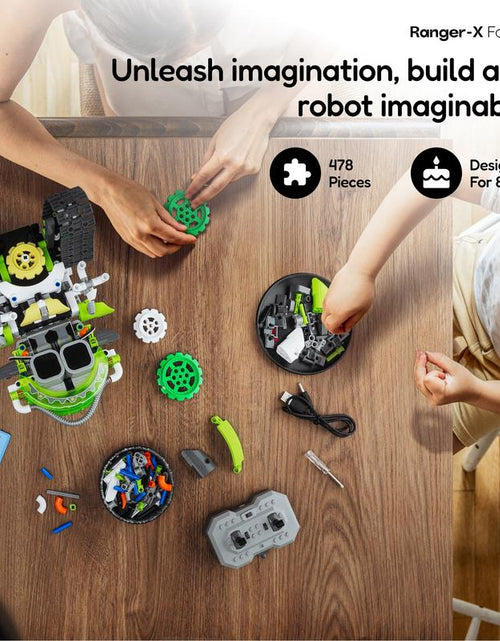 Load image into Gallery viewer, Sillbird STEM Robot Building Sets, 3 in 1 Remote &amp; App-Controlled Robotic Toys for Kids 8-12 Educational Programmable Coding Kit, Creative Halloween for Boys Girls Aged 8+ (478 Pieces)
