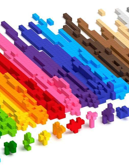 Load image into Gallery viewer, PIXIO Mini Safari 137 Magnetic Blocks in 6 Colors and Free Mobile App for Design
