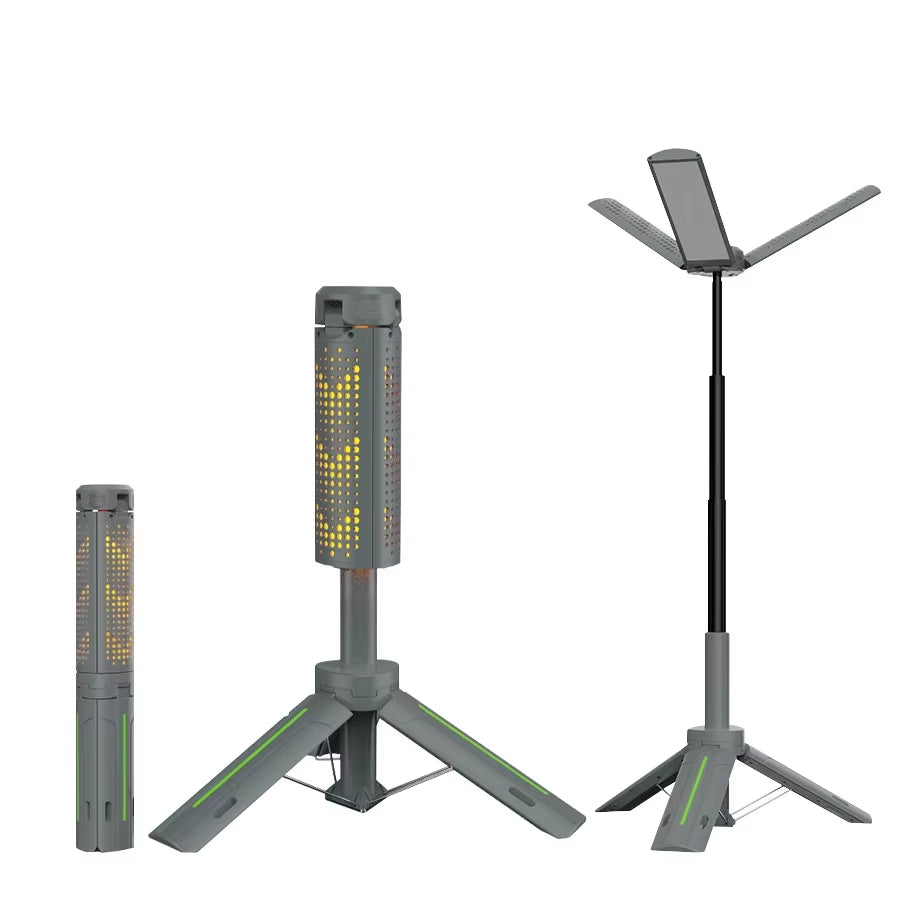 Telescopic Camping Lantern 8000Mah Rechargeable Waterproof Flashlights Dimmable Camping Lamp Emergency Camping Hiking Light