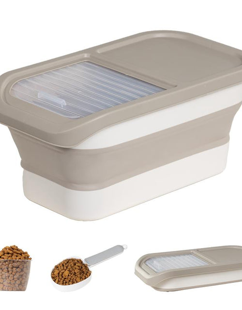 Load image into Gallery viewer, GOODSKY Dog Food Storage Container, Pet Food Storage Containers Dry Food for Dog, Cats and Other Pet, Collapsible Dog Food Container, Folding Pet Food Container with Lids
