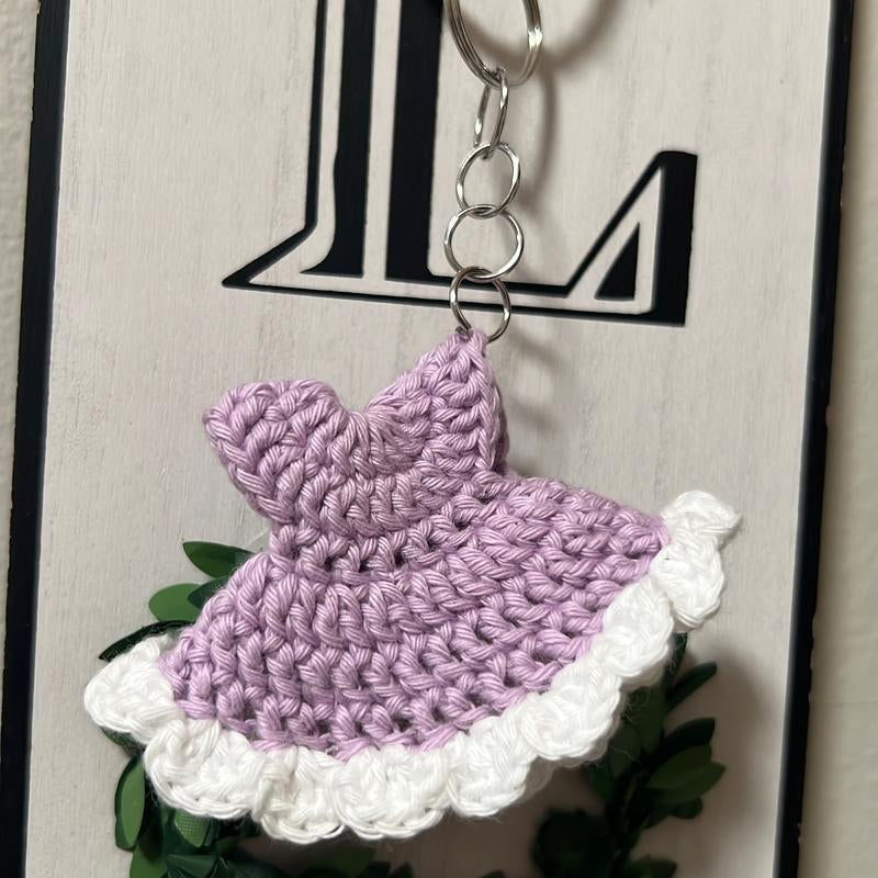 New Born Favor , Baby Shower Party Gift , Keychain Crochet