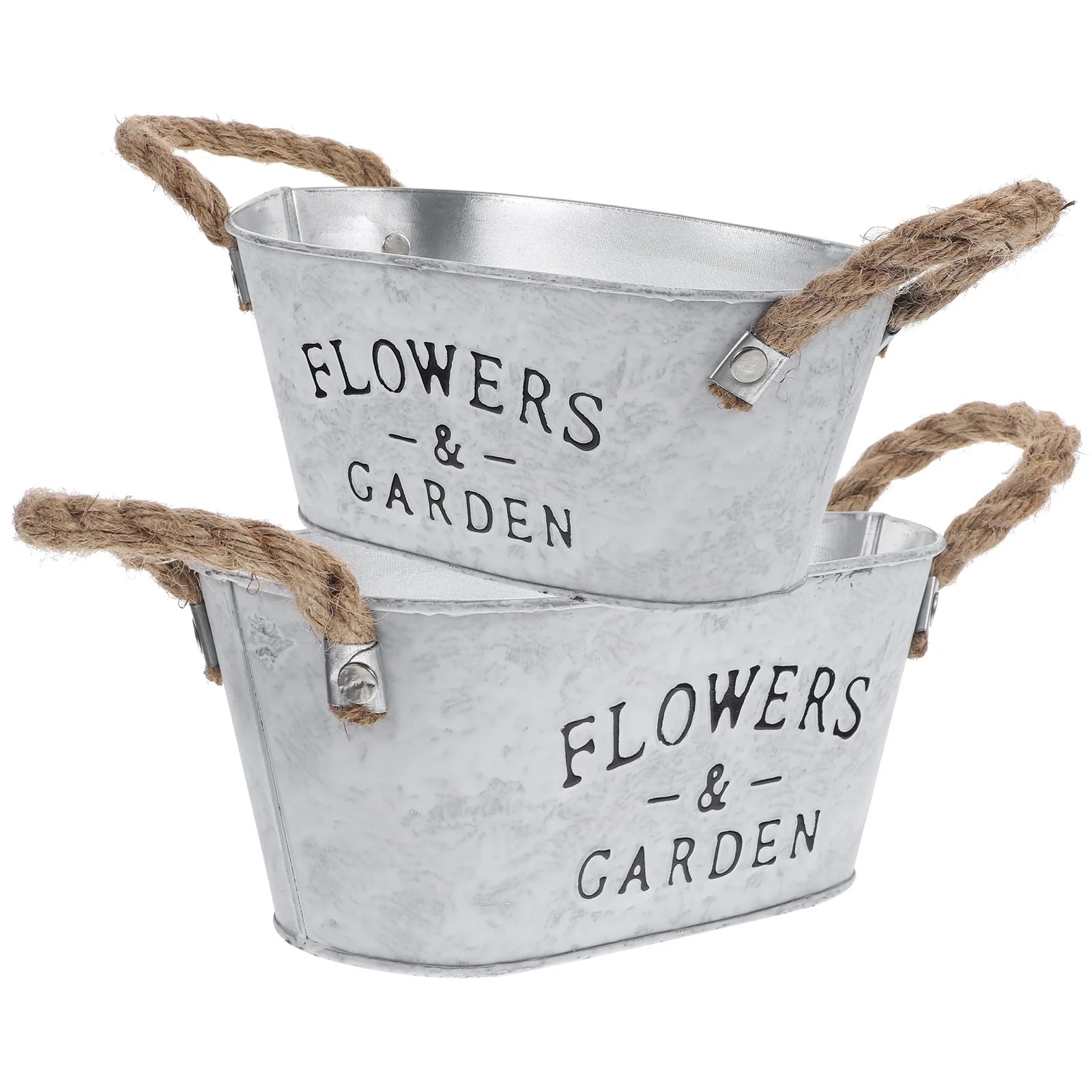 2 Pcs Garden Supplies Planting Flower Pot Artistic