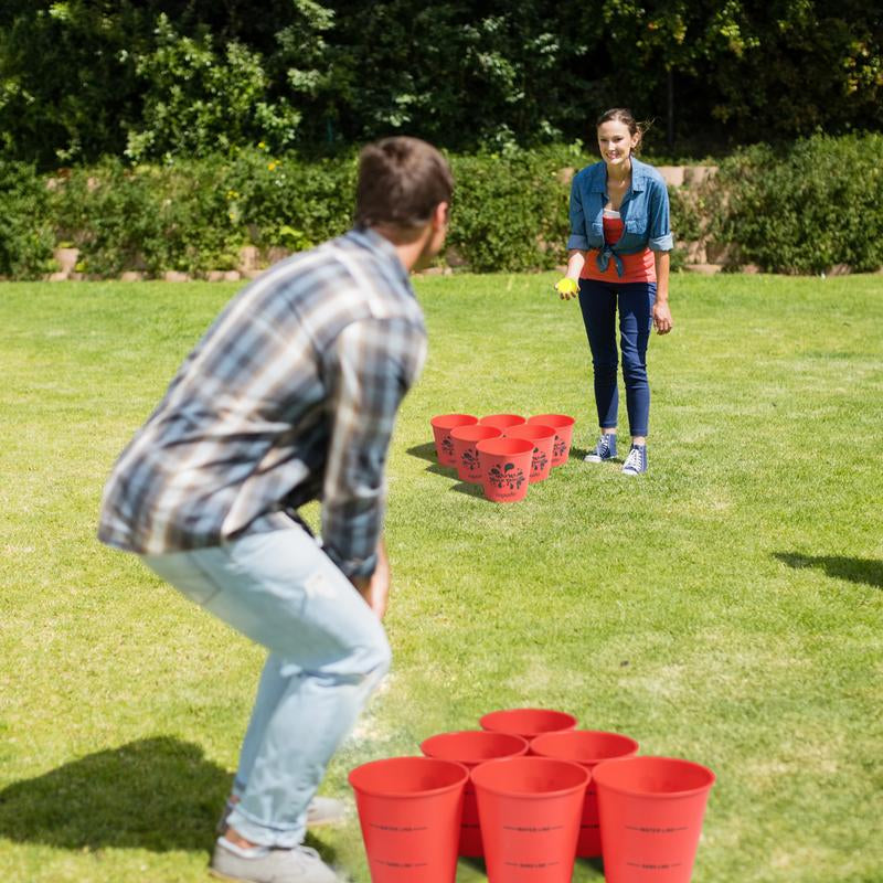 (Summer Turn-Up)Ropoda Yard Pong - Giant Yard Games Set Outdoor for the Beach, Camping, Lawn and Backyard, Summer Turn up & Father'S Day Deal