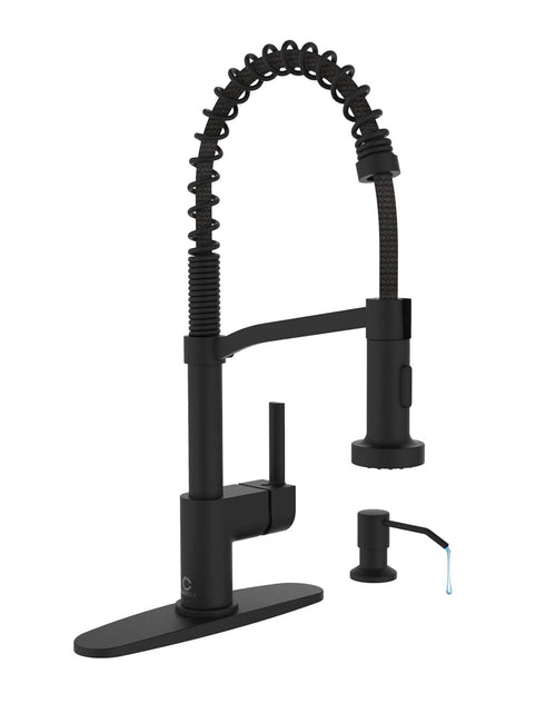 Load image into Gallery viewer, Black Kitchen Faucet Soap Dispenser, Faucet for Kitchen Sink, Kitchen Sink Fa...
