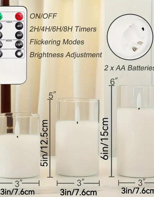 Load image into Gallery viewer, LED Candle Light with Remote Control, Batteries Required Electronic Candle Light, Decorative Candle Light for Home Party Wedding Decor, Home Decor Supplies, Lamp, Modern Modern Night Lights
