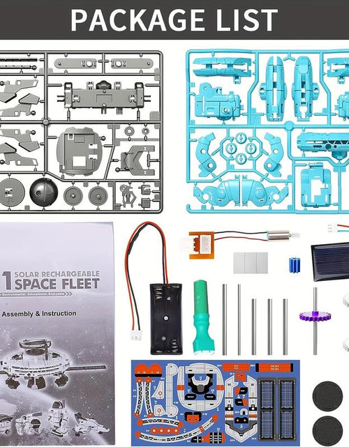 Load image into Gallery viewer, STEM 6-In-1 Solar Robot Kit - Space-Themed Educational Toy for Kids, Creative Learning, Birthday &amp; Holiday Gift for Hands-On Science Projects Fun Mode
