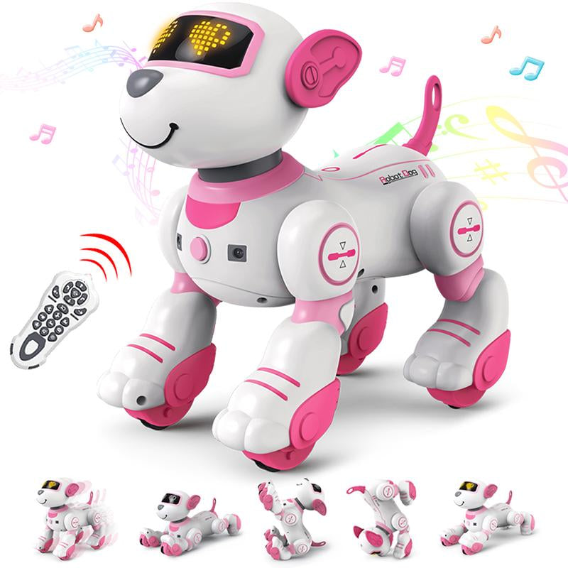 Robot Dog Toys for Girls Toys Interactive Robot Toy Followme Robot for Kids 5-7 Intelligent Remote Control Dog with Sing Dance AI Robotics for Kids Age 3 4 5 6 7 Chrismas Birthday Gifts Remote Control Remote Control Racing Car Sensor Music