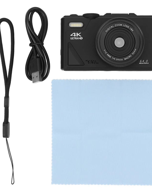 Load image into Gallery viewer, Digital Camera Autofocus Video Pause Function Retro Digital Camera 3 Inch Screen UHD 4K for Beginners for Photography
