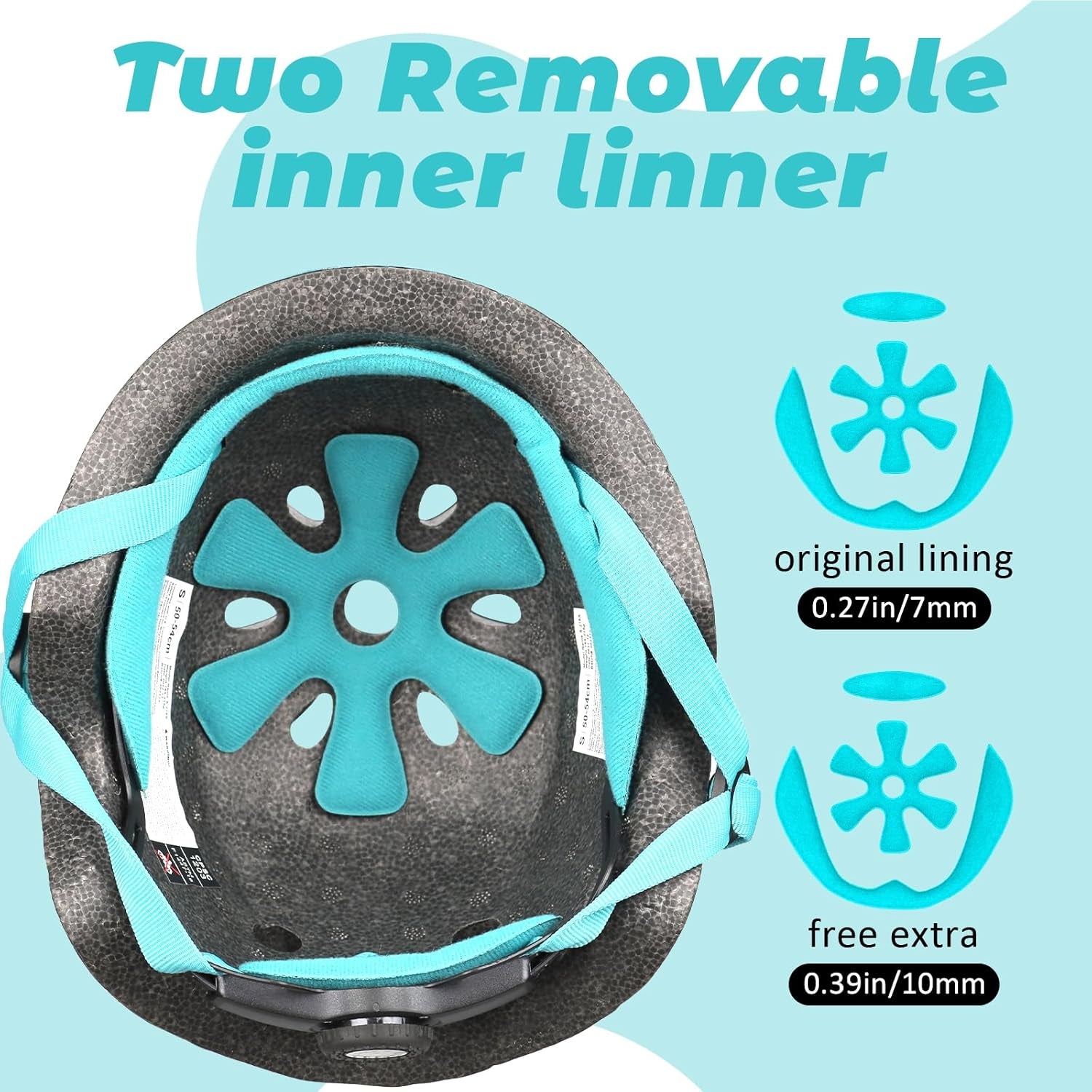 Toddler Kids Bike Helmet, Adjustable and Multi-Sport, 3 Sizes for Ages 1-2-3-5-8-14 Years Child Infant Boys Girls