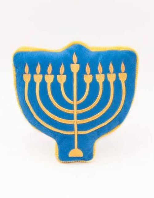 Load image into Gallery viewer, Hanukkah Squeakie Pattiez - Menorah
