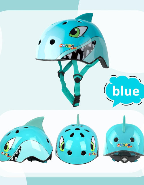 Load image into Gallery viewer, Toddler Kids Bike Helmet, Adjustable and Multi-Sport, 3 Sizes for Ages 1-2-3-5-8-14 Years Child Infant Boys Girls
