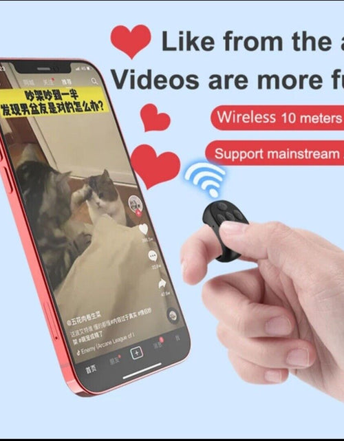 Load image into Gallery viewer, Remote Control Ring Gadget Flipping Selfie Fingertip Controller for Tiktok
