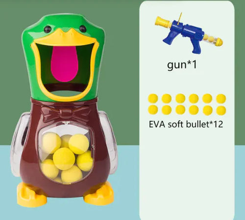 Load image into Gallery viewer, Air Pump Shooting Target Game with Soft Bullet Gun
