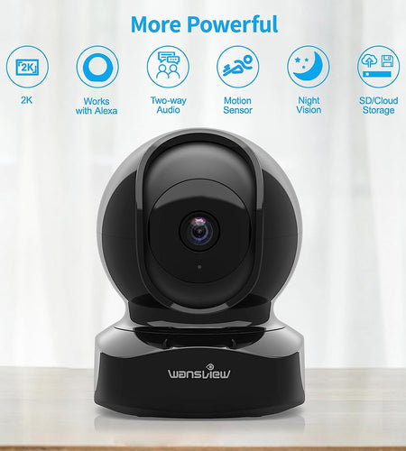 Wansview Wireless Security Camera IP Camera 1080P HD Wifi Home Indoor Camera 2