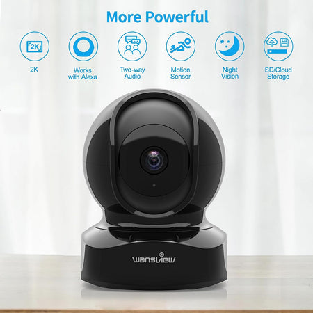 Wansview Wireless Security Camera IP Camera 1080P HD Wifi Home Indoor Camera 2