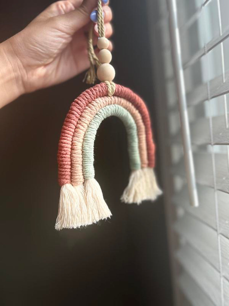 Rainbow Hanger - Baby Shower Gifts - Boho Decoration - Macramé -