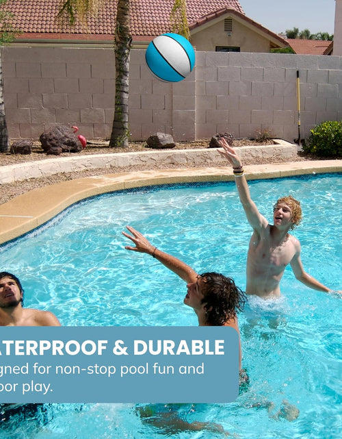 Load image into Gallery viewer, Regulation Size 9&#39;&#39; Swimming Pool Basketball, Waterproof, Blue (Size 6), for Ages 12+, 1 Piece
