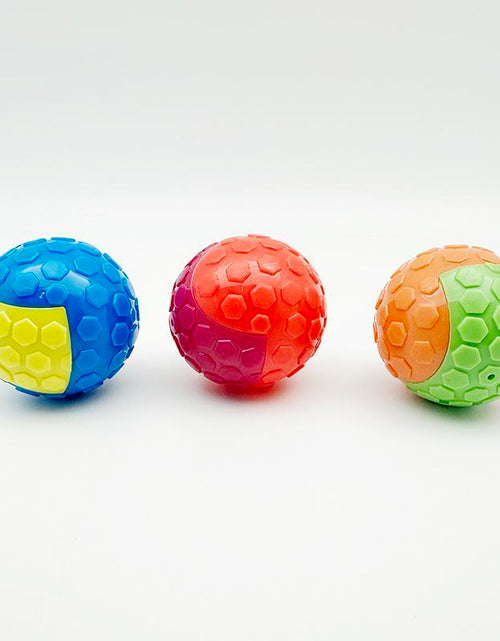 Load image into Gallery viewer, Pet Chew Toy Ball, 1/3 Counts Elastic Squeaker Sound Toy, Interactive Teeth Grinding and Cleaning Pet Toys, Pet Stress Relief Companion Toys
