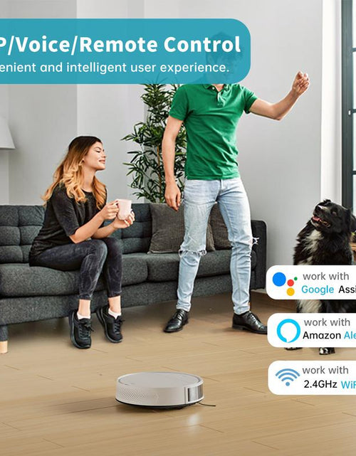 Load image into Gallery viewer, OKP K5 Pro Robot Vacuum and Mop, 2 in 1 Mopping Robotic Vacuum with 5000 Pa Suction Power, Auto Self-Recharging, Wi-Fi(2.4Hz Only) /App/Alexa/Remote Control, Good for Hard Floors and Pet Hair Pick up Home Appliances Robotvacuummop
