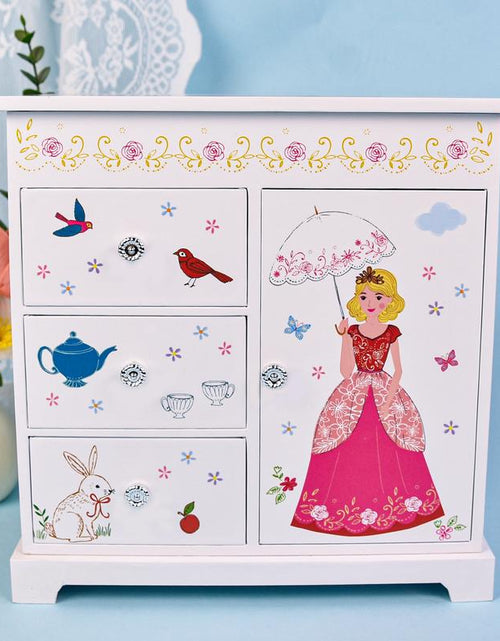 Load image into Gallery viewer, Musical Jewelry Box，Organize，Gift for Girls Children Girlfriend Mom，Room Decor，Ballerinas，Pink，Birthday，Valentine&#39;S Day, Thanksgiving, Halloween，Christmas
