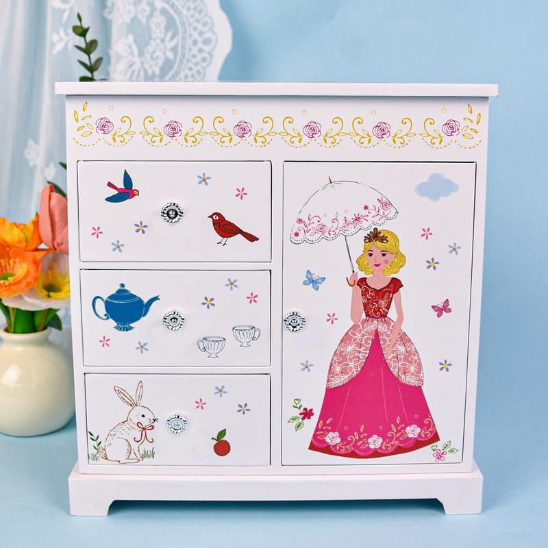 Musical Jewelry Box，Organize，Gift for Girls Children Girlfriend Mom，Room Decor，Ballerinas，Pink，Birthday，Valentine'S Day, Thanksgiving, Halloween，Christmas