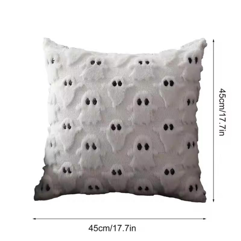 Ghost Pillow Cover - Soft and Cozy Cushion Cover for Home Decor